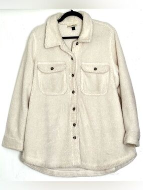Universal Thread Sherpa Jacket Off White Size XL